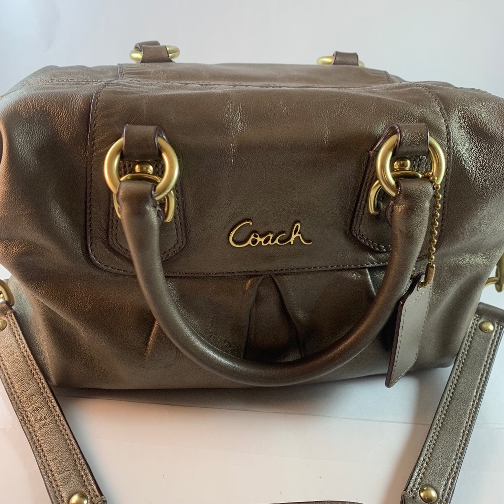 Coach Leather Shoulder Bag